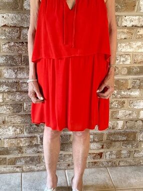 Splendid High Low Hem Dress Soft Stretch Casual Chic